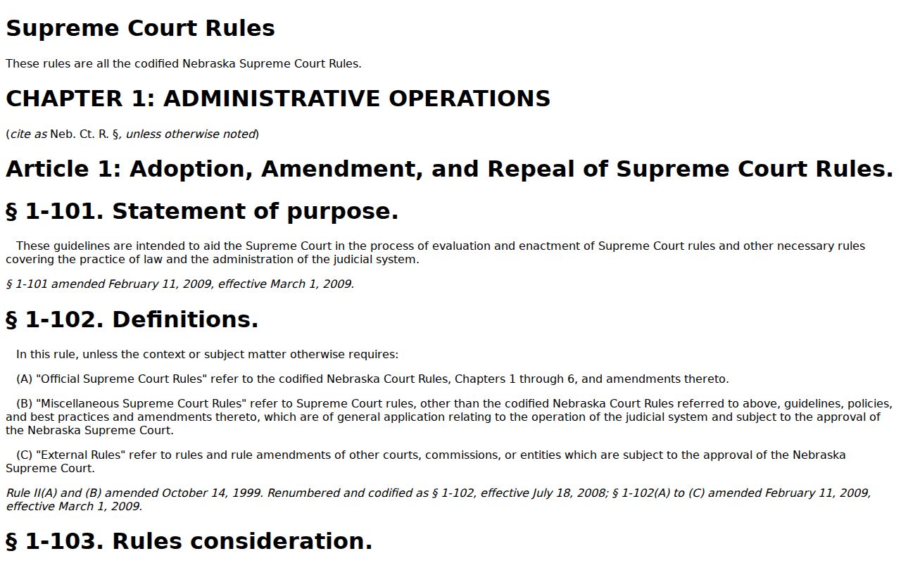 Dixon County public access rules for warrant and court records
